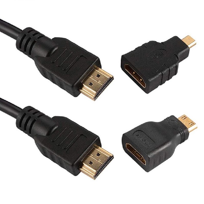 TINYTECH 3 IN 1 GOLD PLATED HDMI