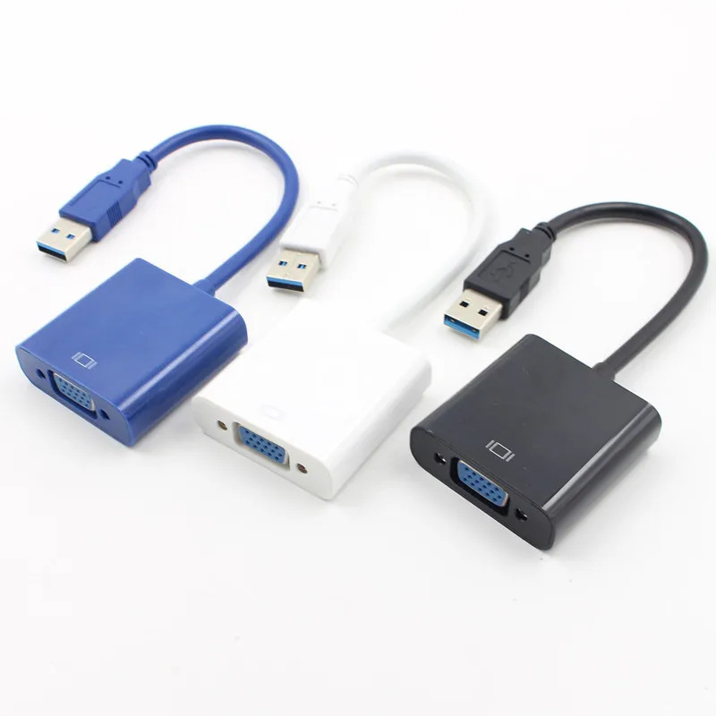 TINYTECH USB V3.0 TO VGA FULL HD 1080P (BLUE)